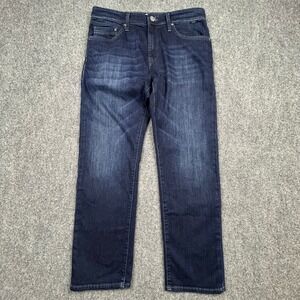 Mavi Zach Jeans Mens 32x30 Dark Wash Blue Straight Leg Stretch Denim Pants